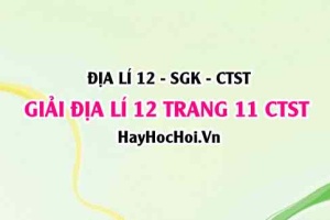 Giải Địa lí 12 trang 11 Chân trời sáng tạo SGK
